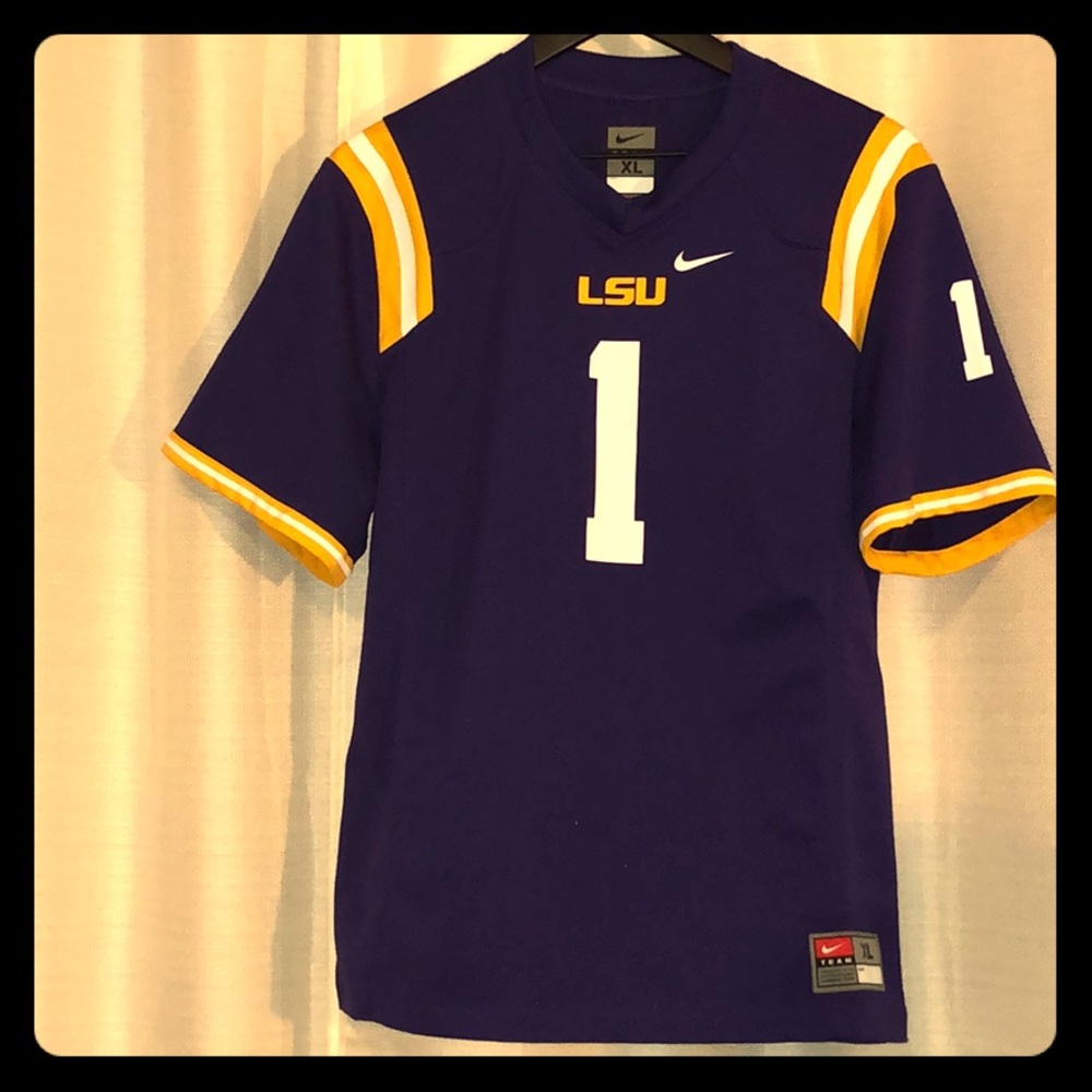 Nike Team LSU Football Jersey 1 Youth XL